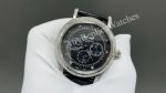 Patek Philippe Grand Complications CH 29-535  Automatic Movement Black  Leather Strap Black 42mm Watch